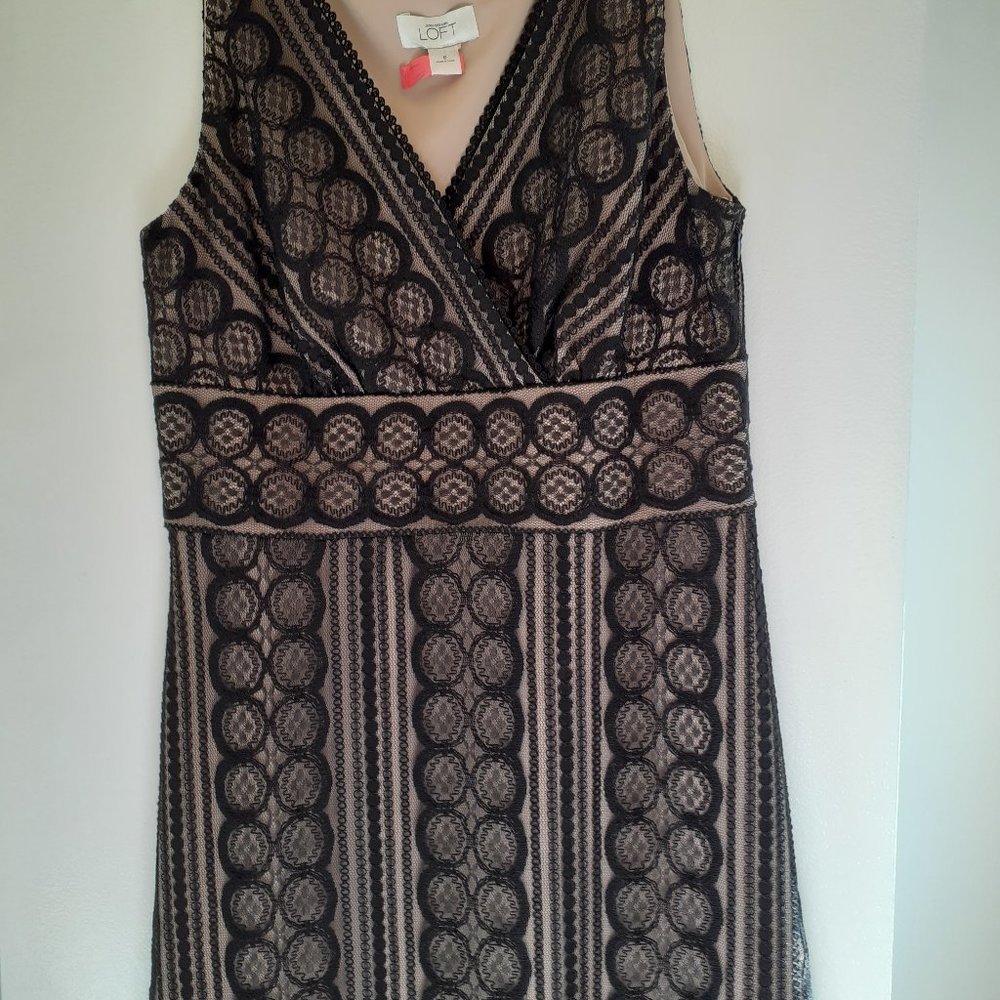 Black lace dress by Ann Taylor Loft